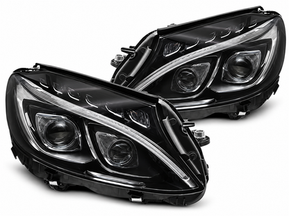 💕ART.10618 FARI ANTERIORI ADATTO  PER MERCEDES CLASSE C W205 14-18💕