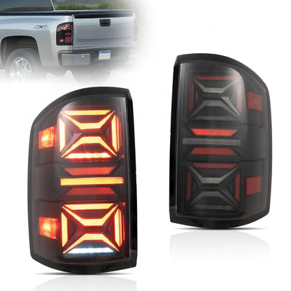 Fanali posteriori per Chevrolet Silverado 1500 2007-2013 2500HD/3500HD 2007-2014, GMC Sierra 3500HD 2007-2014