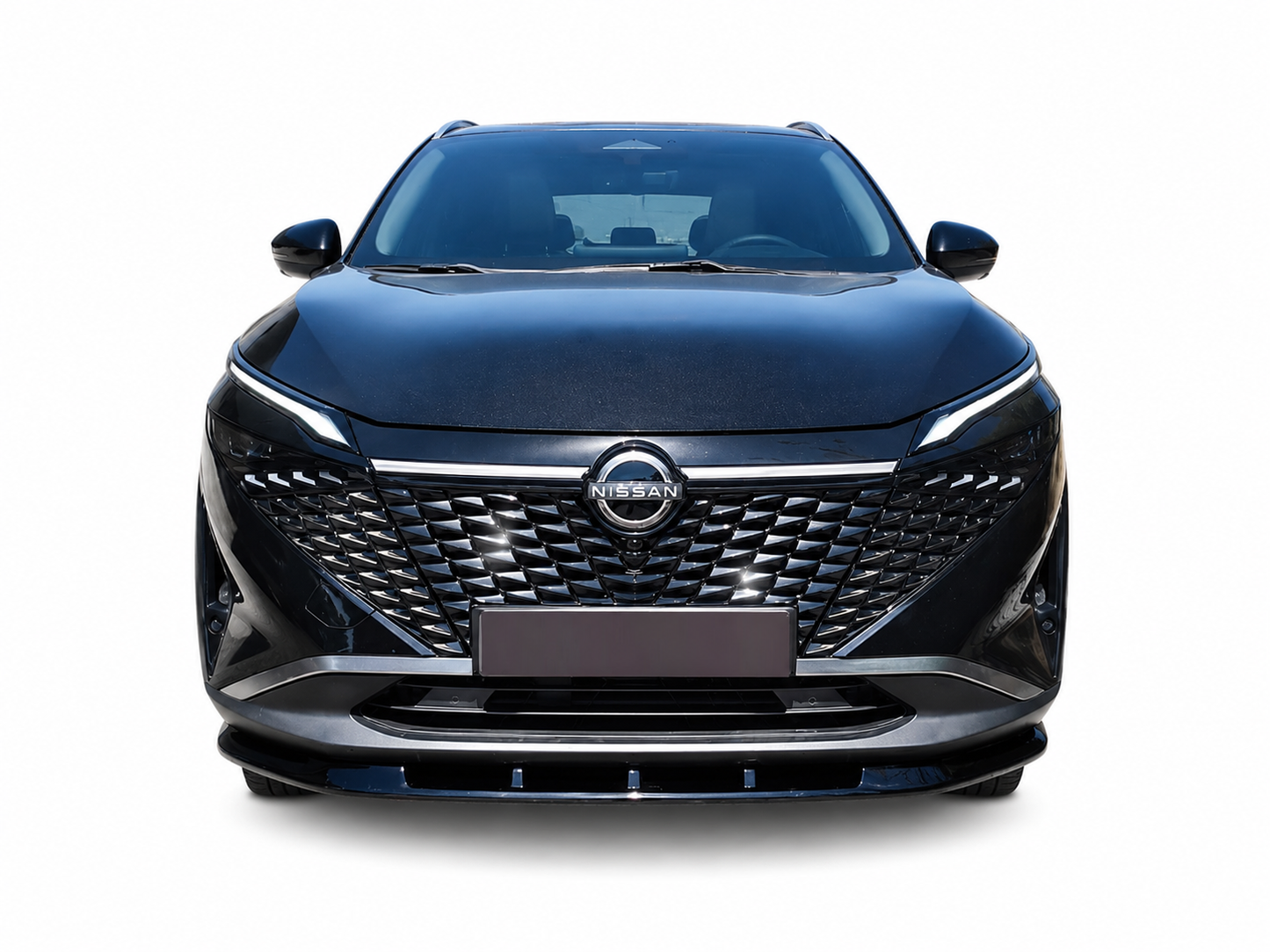 👉Splitter anteriore per Nissan Qashqai MK3 J12 facelift 2024- ABS nero lucido👈