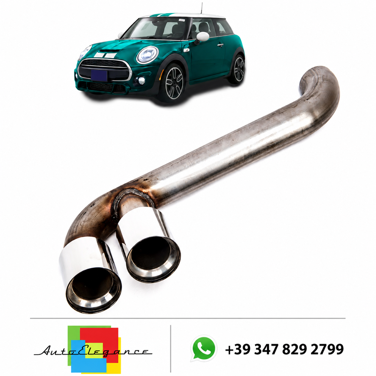 👉Terminali di scarico per MINI Hatchback (F56) e Convertible (F57) 13-24👈