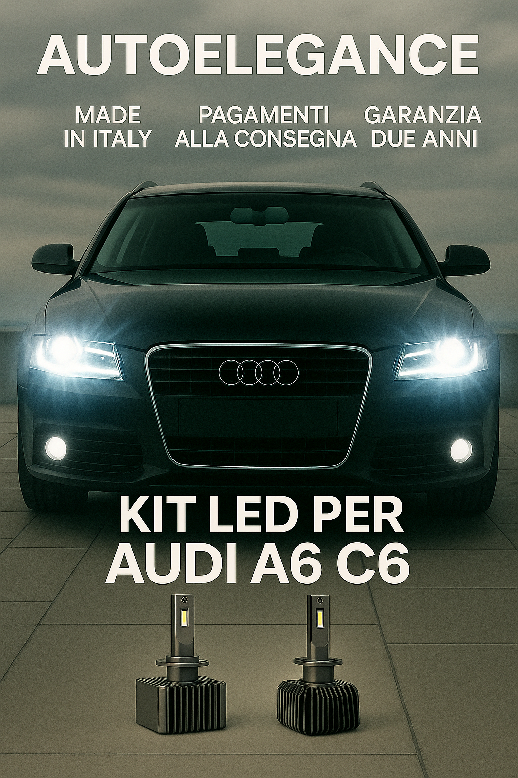 ⭐KIT LED D3S 6000K Anabbaglianti per Audi A6 C6 | Bianco CANBUS⭐