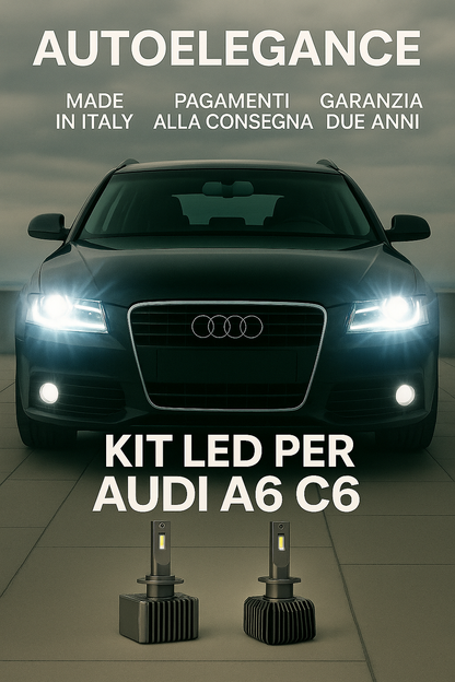 ⭐KIT LED D3S 6000K Anabbaglianti per Audi A6 C6 | Bianco CANBUS⭐