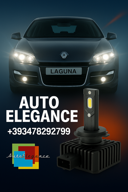 💕COPPIA LAMPADE D1S LED DA XENON A LED PER  RENAULT LAGUNA💕