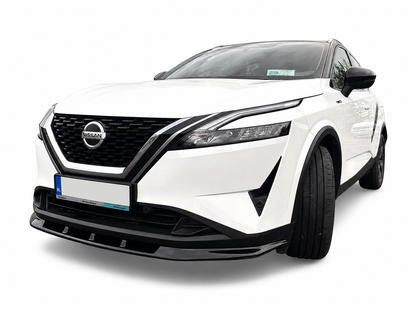 👉Splitter Anteriore adatto per Nissan Qashqai MK3 J12 21-24 Nero Lucido ABS👈