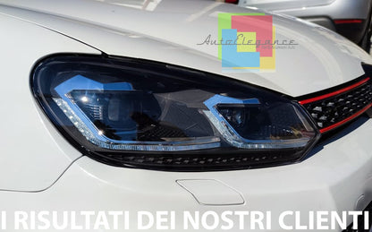 Fari anteriori e posteriori a LED adatti per VW Golf 6 VI (2008-2013) con Faceli