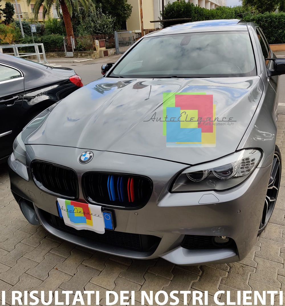 Paraurti anteriore con griglie centrali adatto per BMW Serie 5 F10 F11 Non LCI