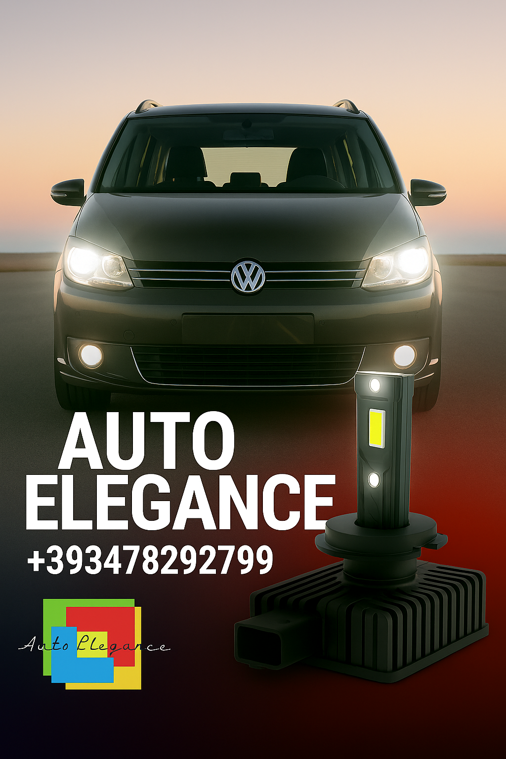 COPPIA LAMPADE D2S LED DA XENON A LED PER  VW Touran