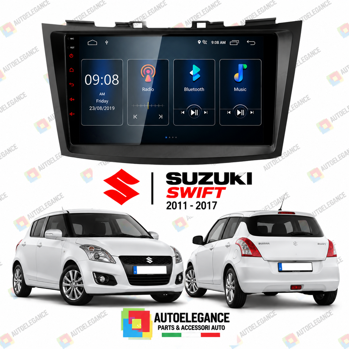 RADIO GPS ANDROID 11 ADATTO PER SUZUKI SWIFT 11-17