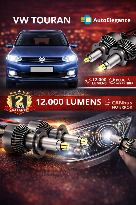 KIT LED per VW TOURAN ANABAGLIANTI H7 CANBUS Bianco 6500K 360 gradi