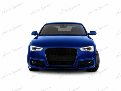 🔥ART.0613 GRIGLIA ADATTO PER AUDI A5 2012-2015 LOOK RS5 BORDO CROMATO🔥