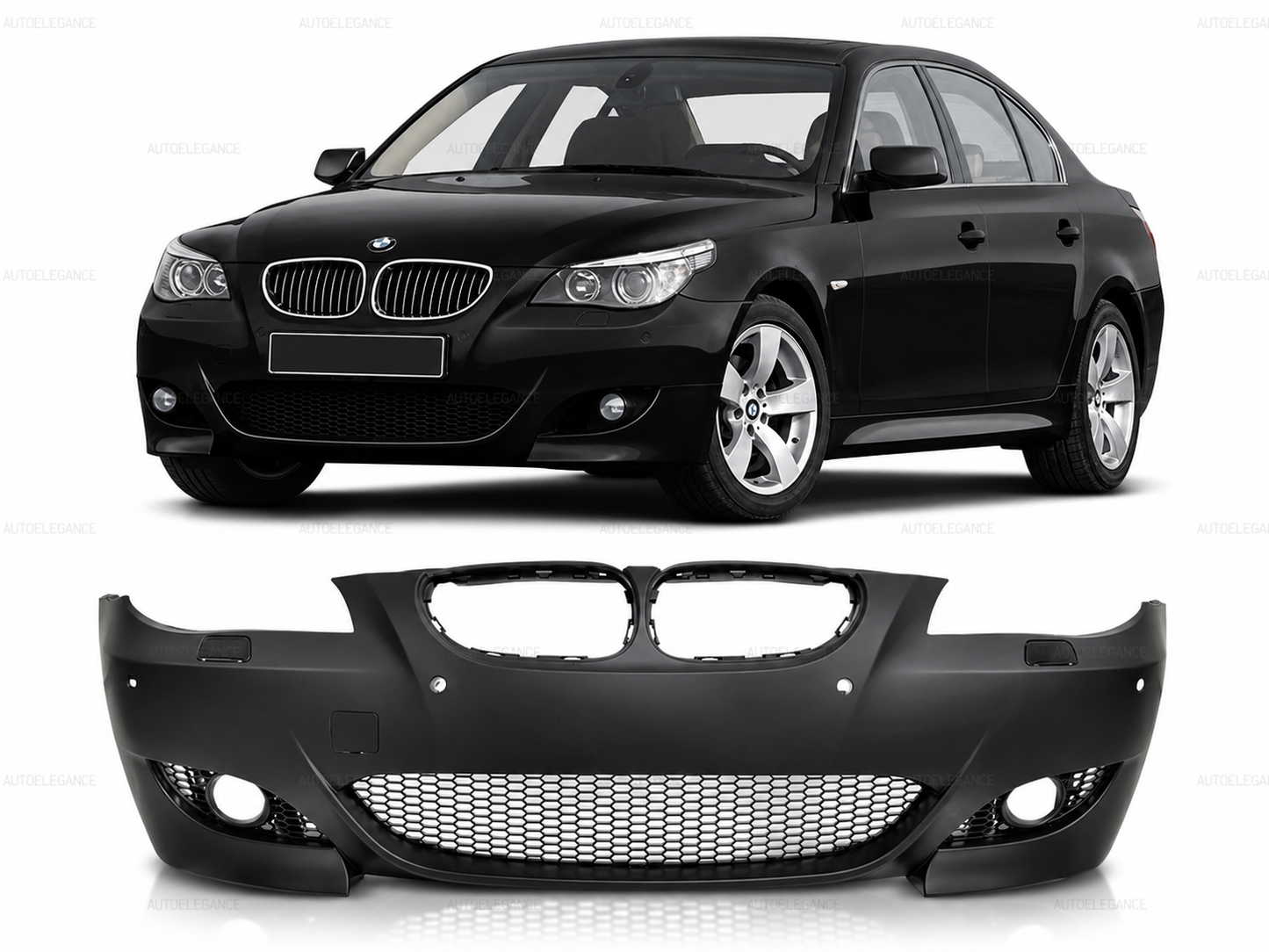 SPLITTER SUITABLE FOR VW GOLF 8 GTI GTD RLINE LOOK GLOSSY BLACK SPORTY DESIGN 