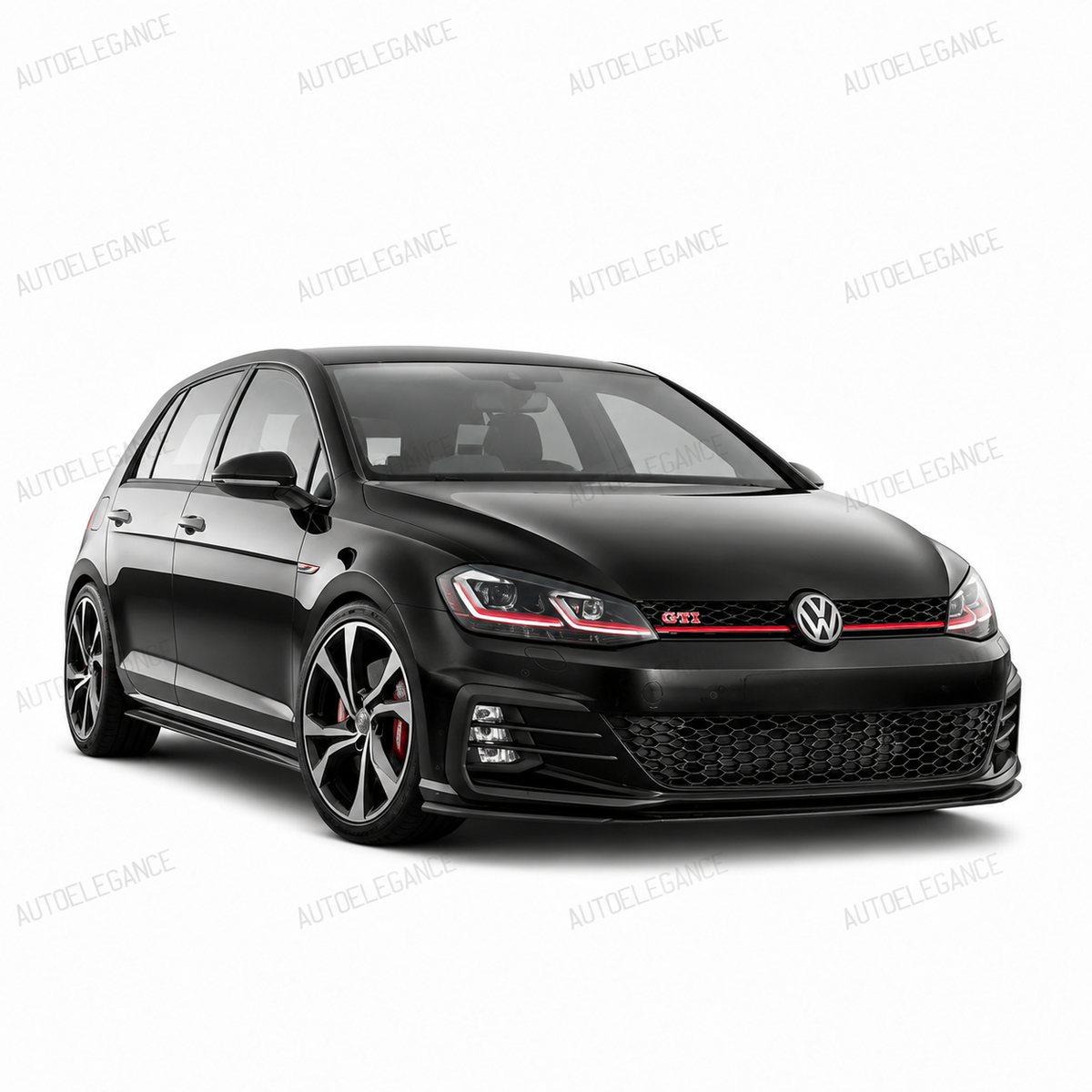 👉Paraurti look GTI 7.5 con luci diurne a LED adatto per VW Golf 7 12-16👈