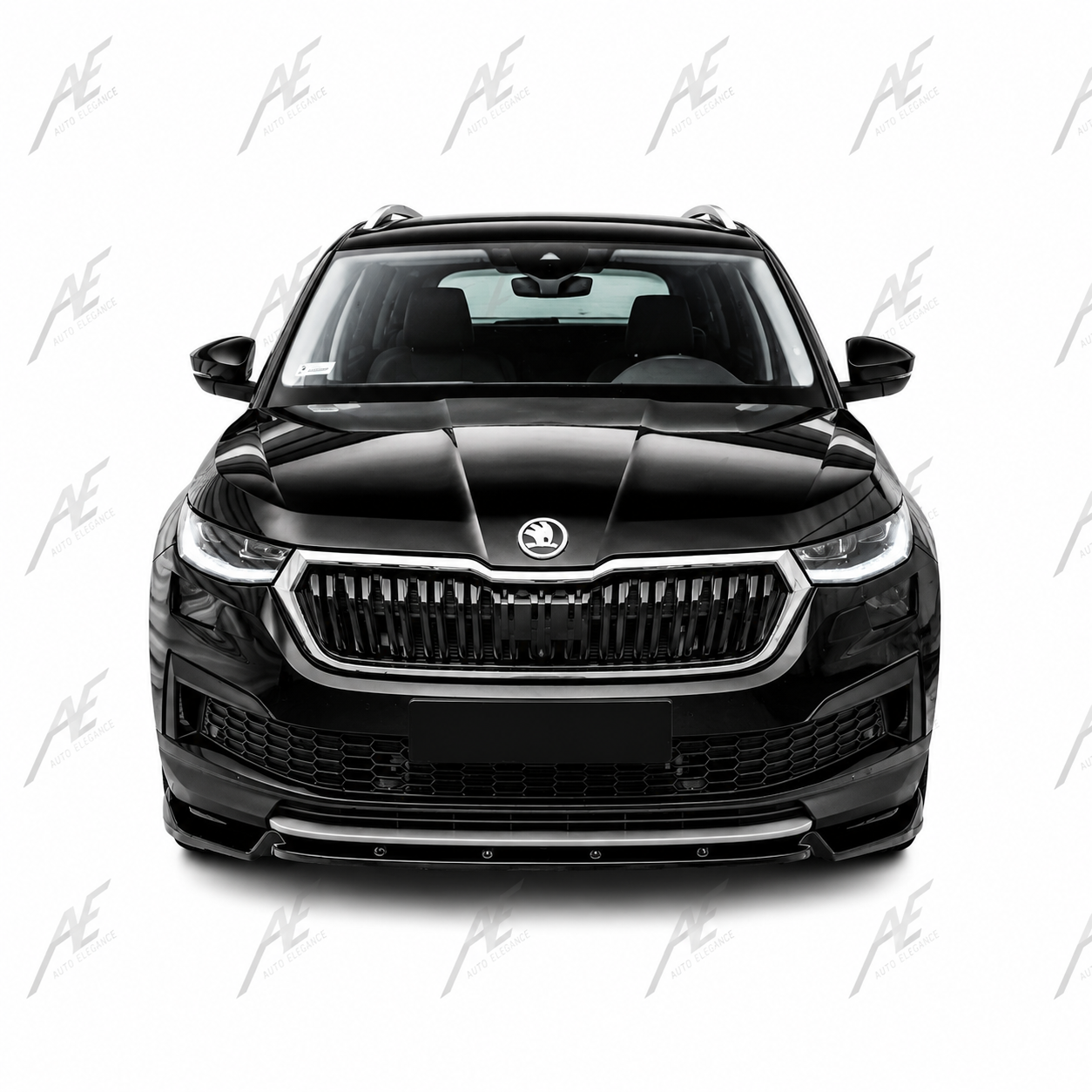 💕SPLITTER  Skoda Kodiaq Mk1 FL 2021+  NERO  LUCIDO 💕