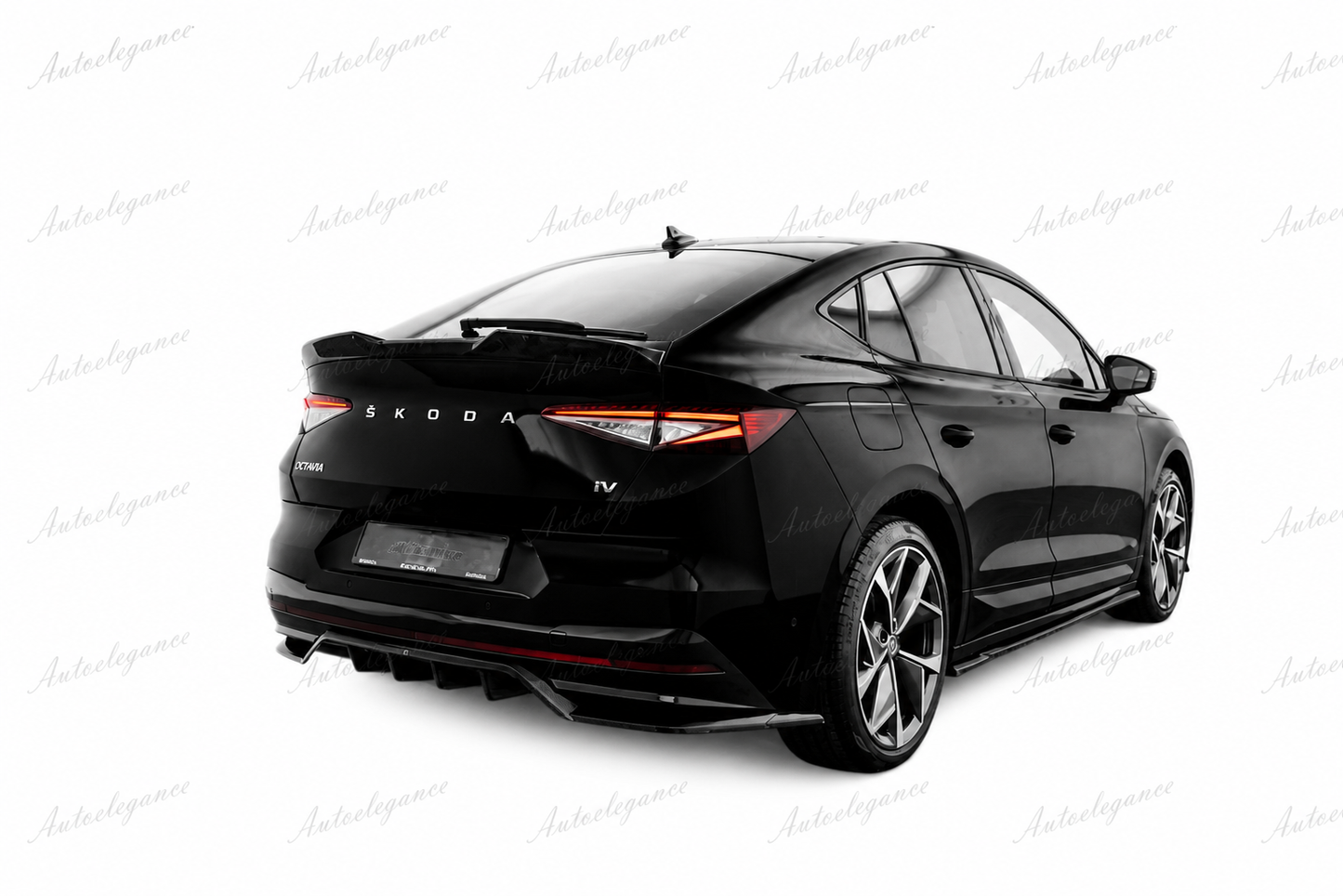 🔥ART.9762 SPLITTER POSTERIORE (CON BARRE VERTICALI) SKODA ENYAQ COUPE iV RS🔥