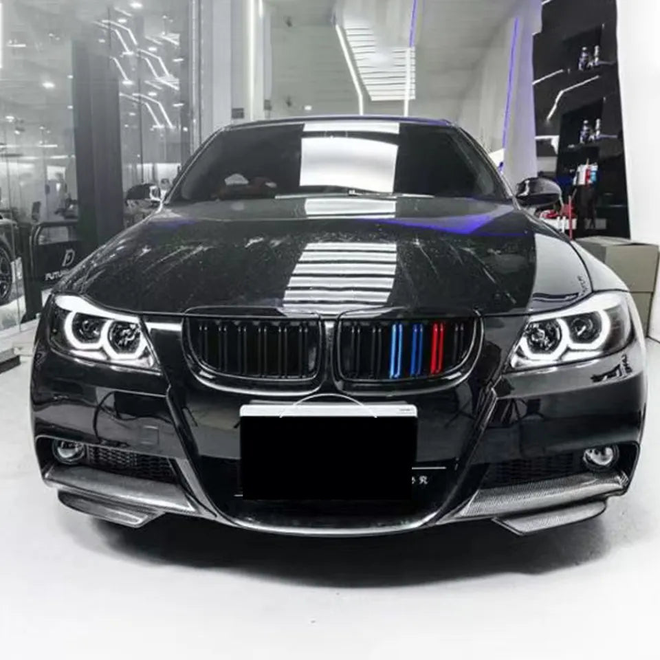 💫ART.7341 GRIGLIA SPORTIVA TRICOLORE DOPPIO NERO - BMW E90 / E91 05-08💫