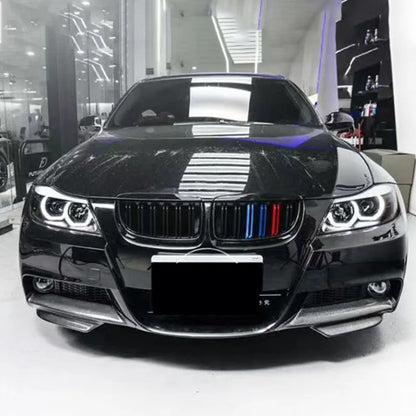 💫ART.7341 GRIGLIA SPORTIVA TRICOLORE DOPPIO NERO - BMW E90 / E91 05-08💫
