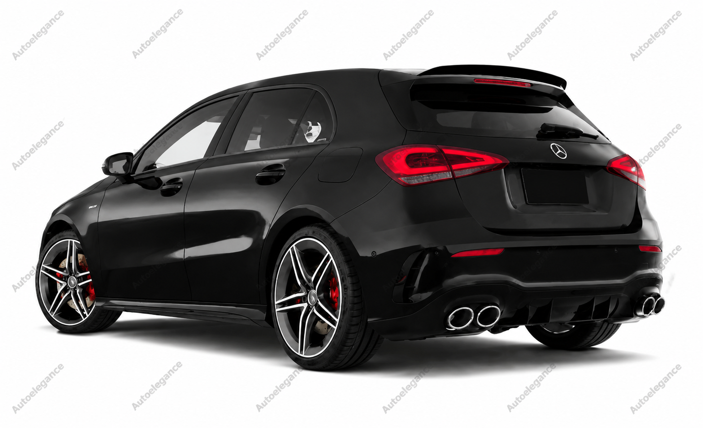 🔥ART.9929 SPOILER POSTERIORE STILE AMG MERCEDES A A35 A45 W177 NERO LUCIDO🔥