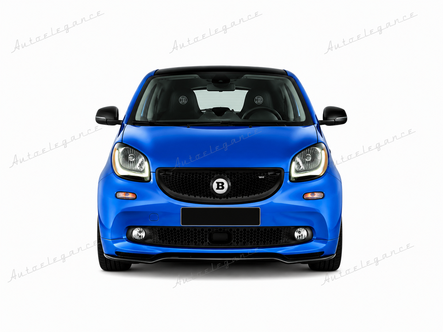 🔥ART.0338 SOTTO PARAURTI ADATTO PER SMART 453 ABS LOOK BRABUS (GREZZO)🔥