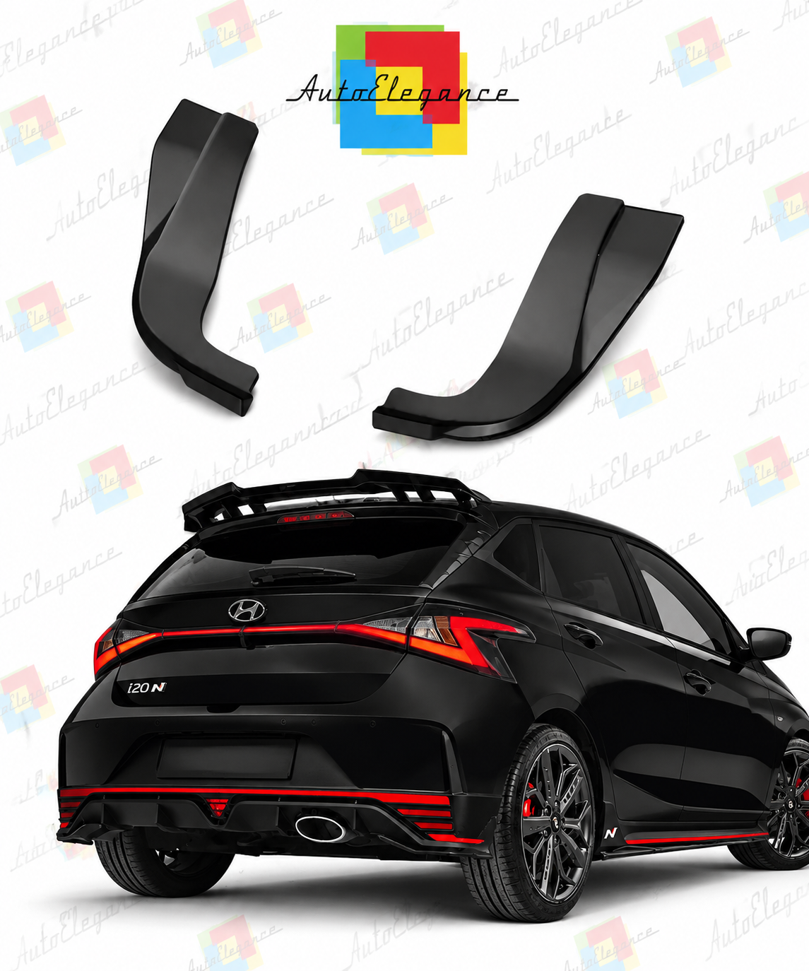 👉Splitter Posteriore Laterale adatto per Hyundai i20N (2020-2024)👈