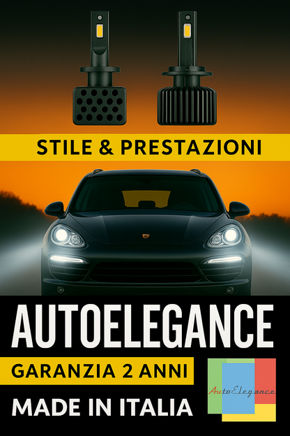 ⭐KIT LED D1S 6000K ANABBAGLIANTI PER PORSCHE CAYENNE – LUCE BIANCA POTENTE⭐
