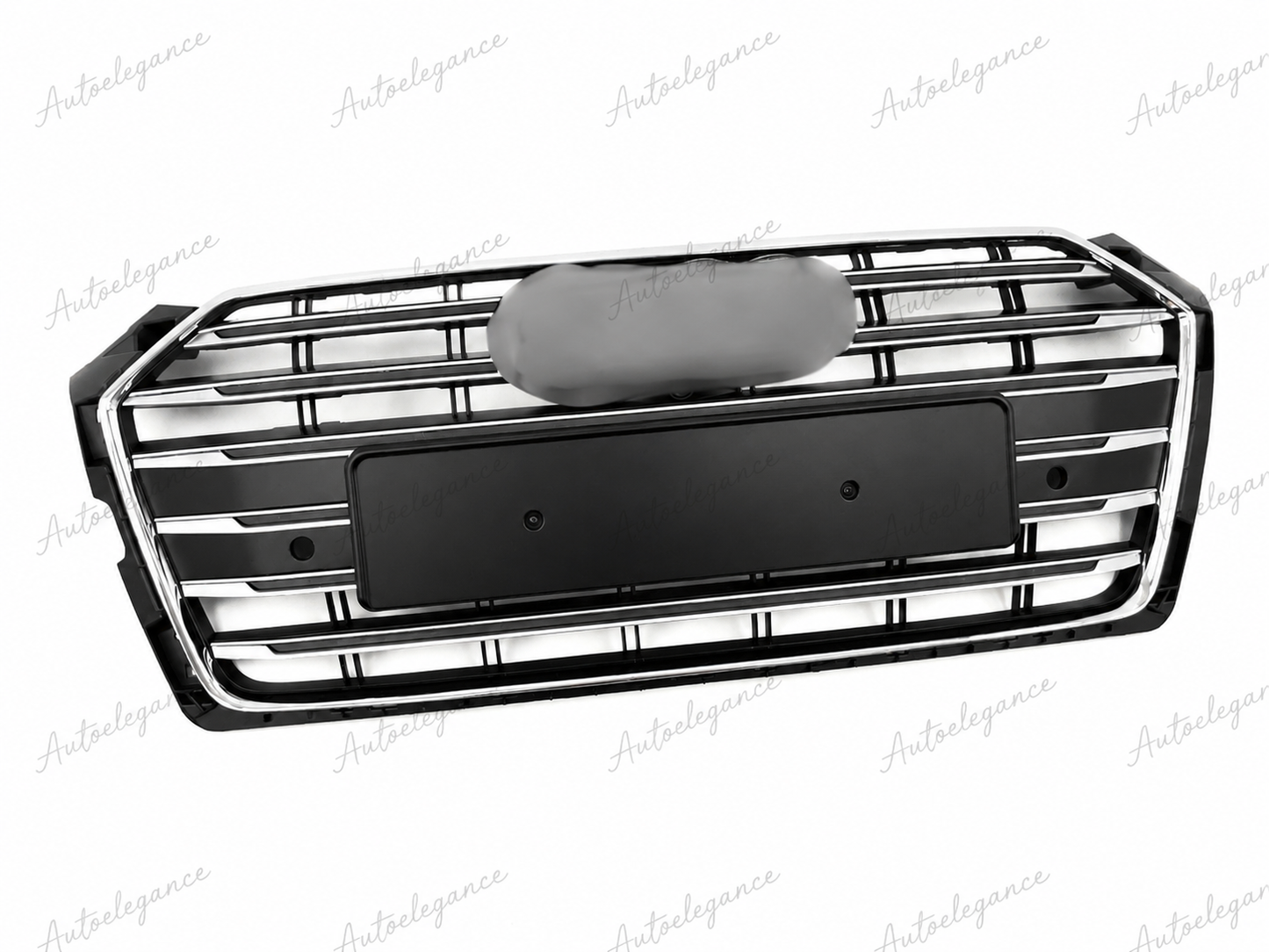 🔥ART.1944 GRIGLIA ADATTO PER AUDI A5 F5 15-19 LOOK S5 NERA PROFILI CROMATI🔥