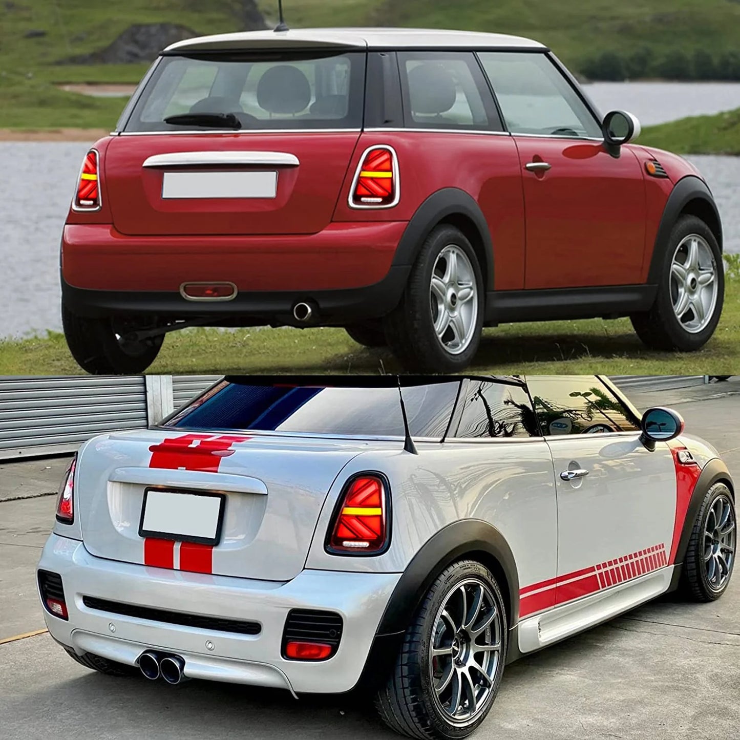 Luci posteriori a LED per Mini Cooper R50 R52 R53 2001-2006 [Mini Hatch/Cabrio] Luci posteriori
