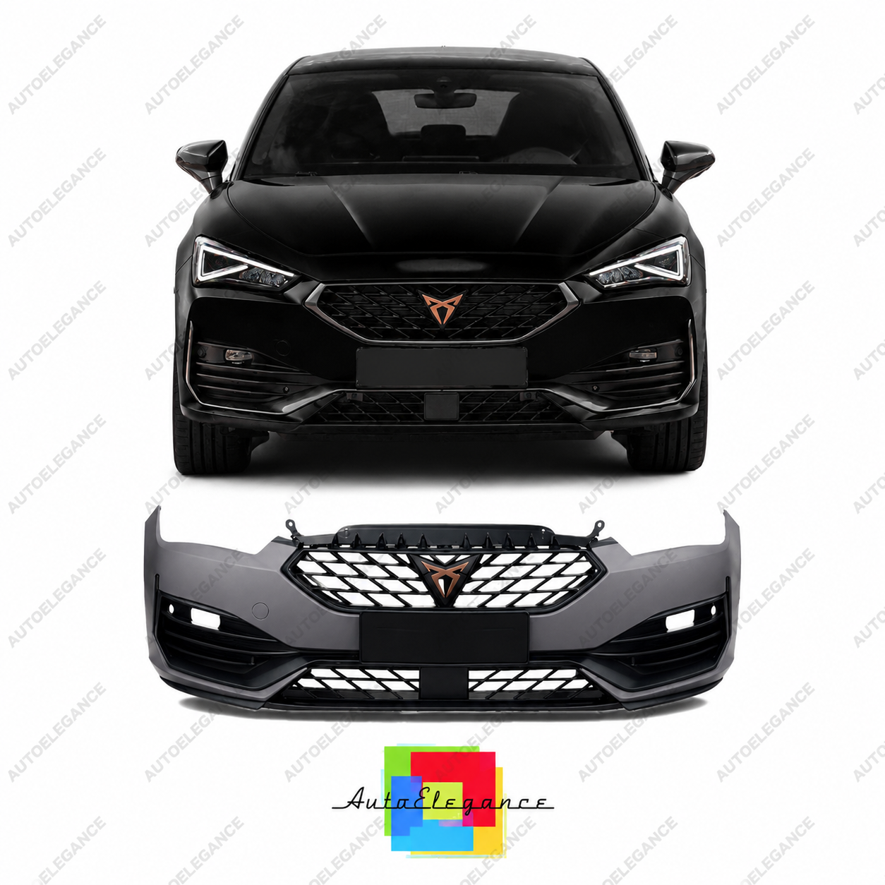 👉Paraurti Anteriore per Seat Leon Cupra 21+ Look Cupra con PDC👈