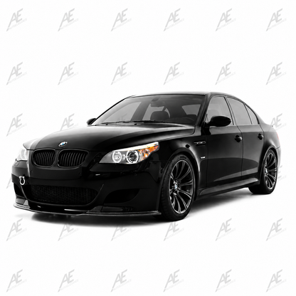 💕ART.9939 SPLITTER BMW E60 2003+ SOLO PER PARAURTI M5STYLE  NERO LUCIDO 💕