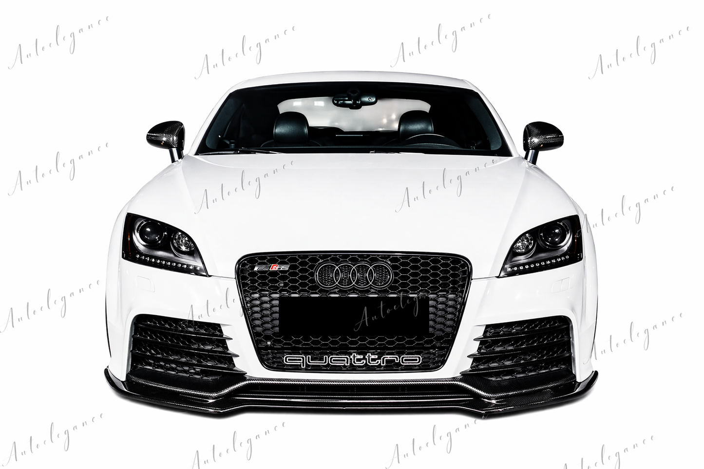 🔥ART.0931 GRIGLIA PER AUDI TT 8J 2006-2014 LOOK RSTT QUATTRO NERO LUCIDO🔥