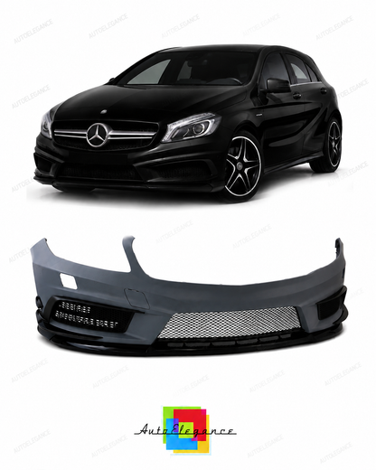 💕PARAURTI ANTERIORE MERCEDES CLASSE A W176 12-15 LOOK AMG A45 SRA💕