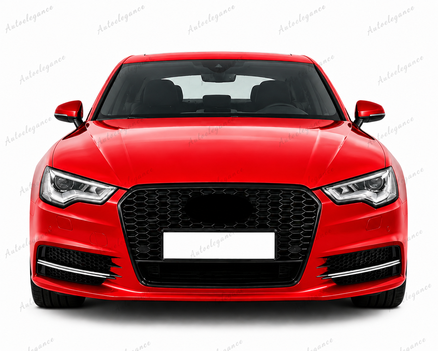 🔥ART.0589 GRIGLIA ADATTO PER AUDI A6 4G C7 2012-2015 LOOK RS6 NERA🔥