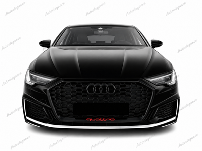 🔥ART.0965 GRIGLIA ADATTO PER AUDI  A6 C8 2018+ LOOK RS6 NERO LUCIDO🔥