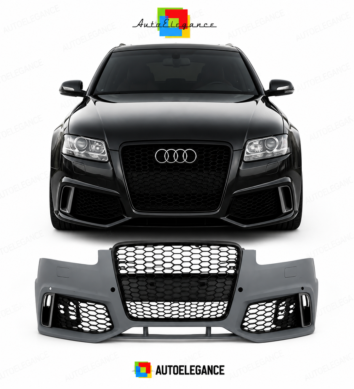 💕PARAURTI ANTERIORE AUDI A6 4F 04-11 LOOK RS6💕