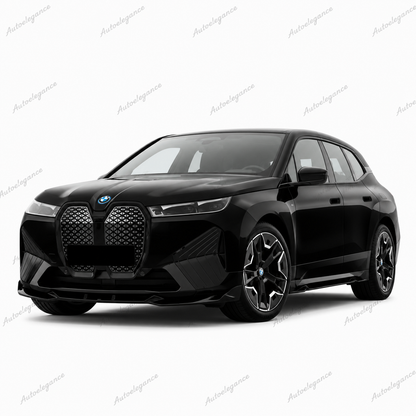 🔥ART.9945 SPLITTER ANTERIORE BMW i20 2021+ M PACK V1 STYLE NERO LUCIDO🔥