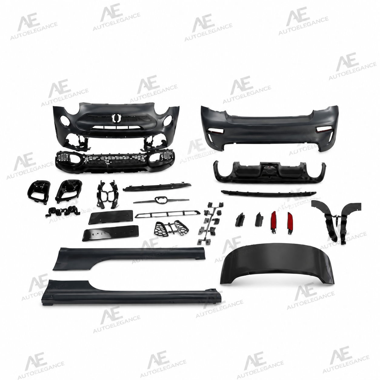 💕ART.8037 BODYKIT Fiat 500 2007-2015 Look ABARTH💕