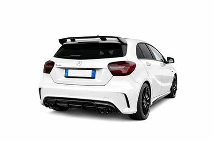 🔥ART.0408 DIFFUSORE MERCEDES CLASSE A W176 ABS AMG NERO LUCIDO AMG 🔥