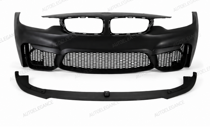 💕PARAURTI ANTERIORE BMW F32 F33 F36 LOOK M4 SPOILER LIP 💕