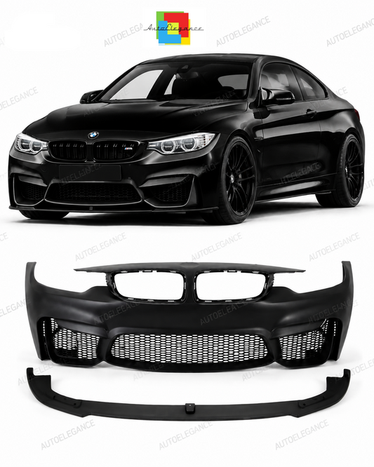 💕PARAURTI ANTERIORE BMW F32 F33 F36 LOOK M4 SPOILER LIP 💕