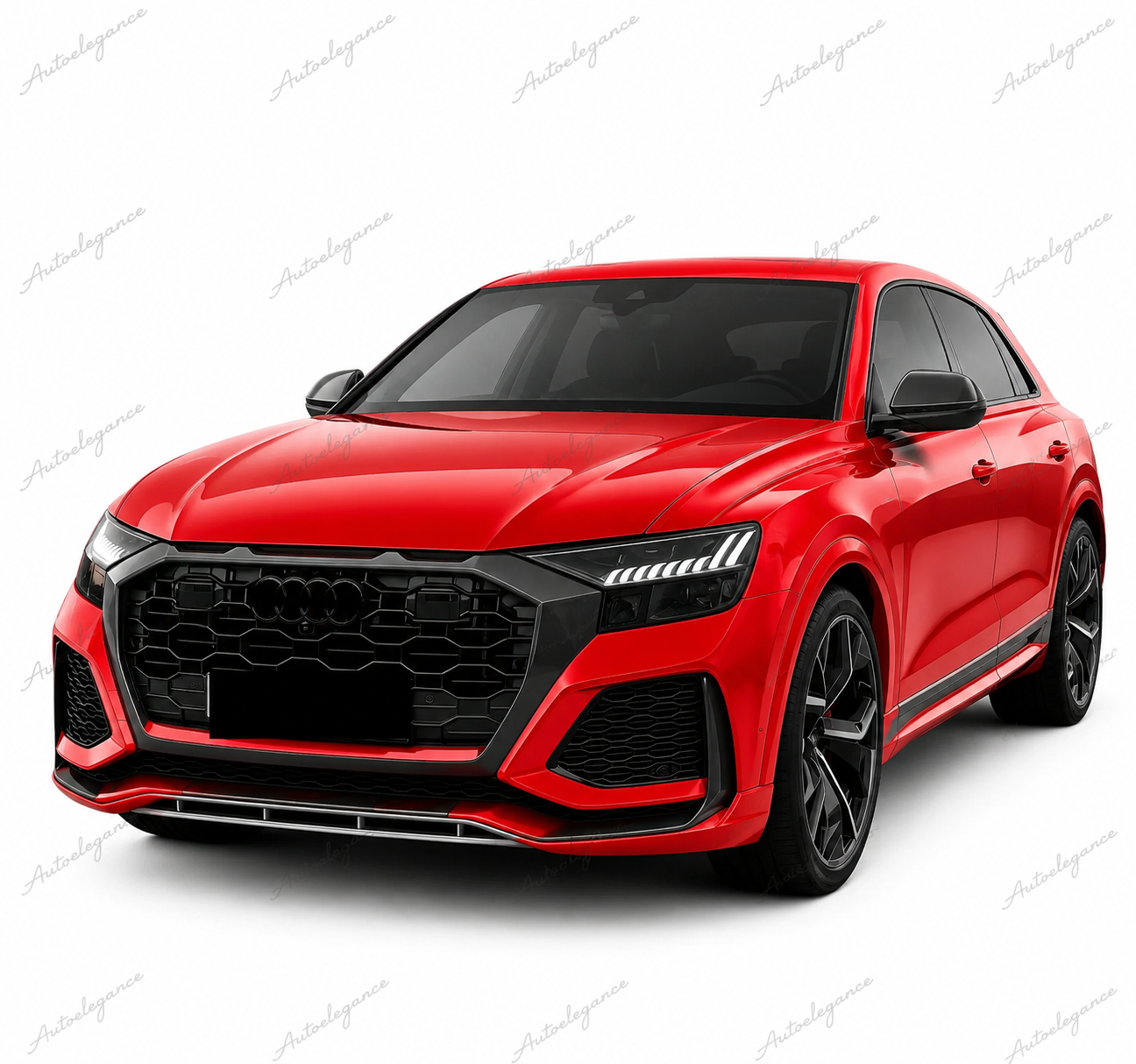 🔥ART.4795 GRIGLIA ANTERIORE SPORTIVA NERO LUCIDO PDC PER AUDI Q8 2018-2023🔥