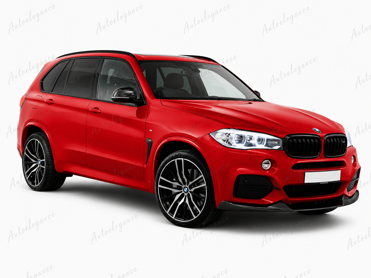🔥ART.9975 SPLITTER ANTERIORE PER BMW X5 F15 NERO LUCIDO M SPORT 13-18🔥