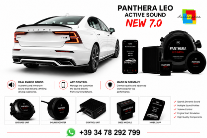 💕 ART.2672 PANTHERA Soundsystem Booster 7.0 -Volvo S60 R-Design Mk3💕
