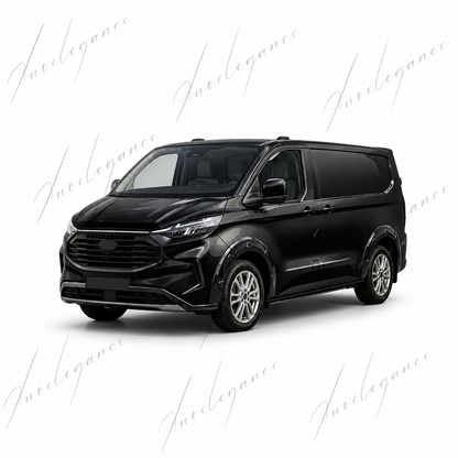 🔥ART.9723 SET PARAFANGHI NERO LUCIDO ABS PER FORD TOURNEO TRANSIT CUSTOM 2023🔥