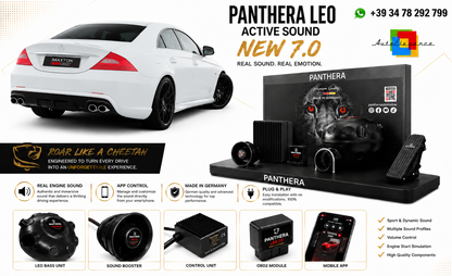 💕ART.2672 PANTHERA Soundsystem Booster 7.0-MERCEDES CLS C219💕