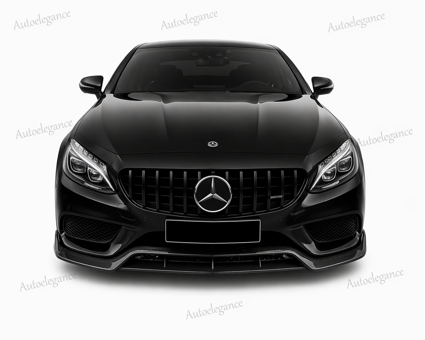🔥SPLITTER PARAURTI STILLE BRABOS PER MERCEDES C W205 14-22 FIBRA DI CARBONIO🔥