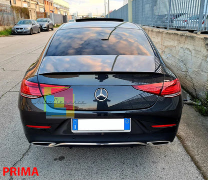 MERCEDES CLS C257 2018+ REAR DIFFUSER &amp; AMG COMATI TIPPERS 