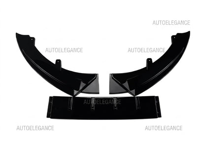 💫SPLITTER 3 PEZZI PER MINI COOPER S e JCW F55 F56 F57 2014-2021 NERO LUCIDO💫