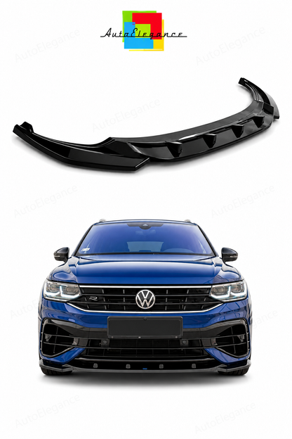 💕Splitter   adatto per  VW TIGUAN R/R-LINE MK2 Facelift  nero lucido 💕