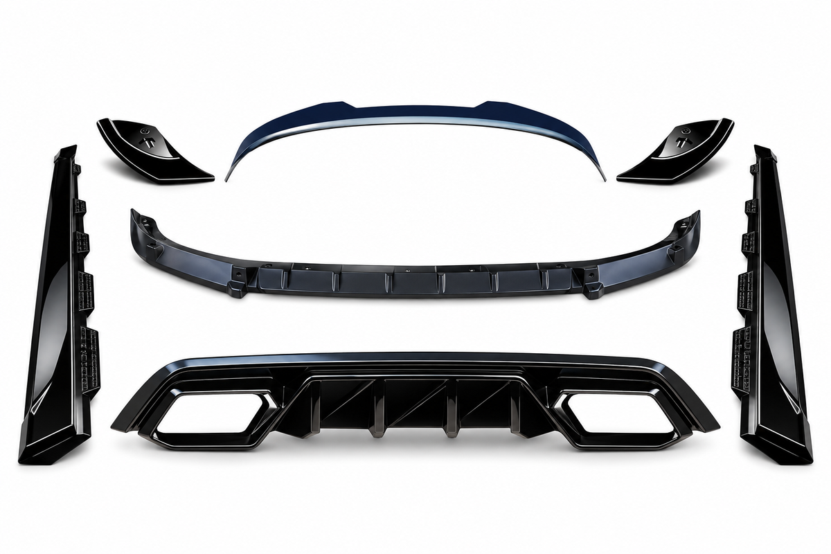 BODYKIT E36 + COUPE REAR LIGHTS WITH WHITE INDICATOR