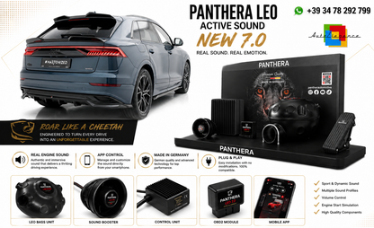 💫ART.2672 PANTHERA Soundsystem Booster 7.0 - Audi Q8 Mk1 2018-💫