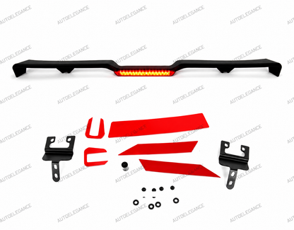 💫Spoiler Posteriore Nero con LED per JEEP Wrangler JK JL 2018-2024💫